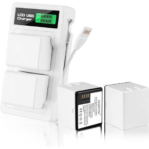 Replacement Battery for Arlo Pro, Arlo Pro 2 (VMA4400), 4-Pack 2580mAh Li-ion Rechargeable Batteries and Charger for Arlo Pro/Pro 2 [ ONLY for Arlo Pro/Pro 2 Camera, NOT Compatible with Ultra/Pro 3 ]