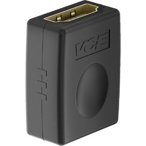 VCE HDMI Coupler Female to Female HDMI Adapter Gold Plated High Speed HDMI Double Female Connector Support 3D 4K 1080P HDMI Cable Extender in Saudi Arabia