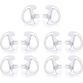 Replacement Earmold Earpiece Earbud Earplug Ear Mold for Walkie Talkie Acoustic Tube Earpiece,Soft Silicone Earmould Replacement Earpiece Insert for Two Way Radio Air Acoustic Headset (Pair of 4) in Saudi Arabia