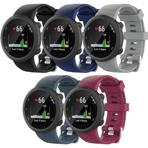 Band for Garmin Forerunner 45, Soft Silicone Replacement Watch Band Strap for Garmin Forerunner 45 (42mm) / Forerunner 45S (39mm) / Swim 2 Smart Watch (No Tracker) in Kuwait