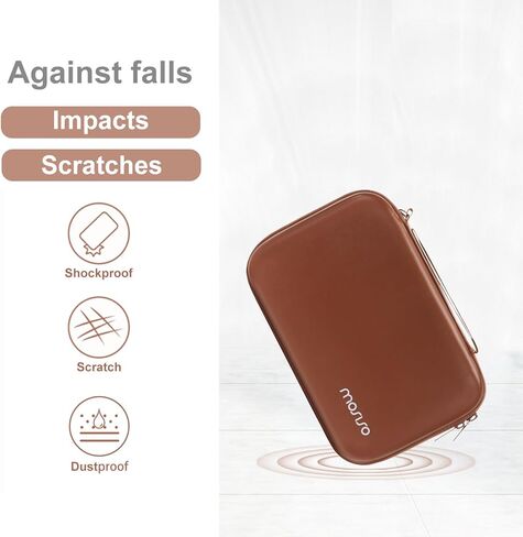 MOSISO Camera Case Compatible with Sony ZV-1 / ZV-1F / ZV-1 II Vlog Digital Camera & Vlogger Accessory Kit Tripod, Waterproof Shockproof EVA Carrying Case with Hand Strap & Snap Hook, Black in Kuwait