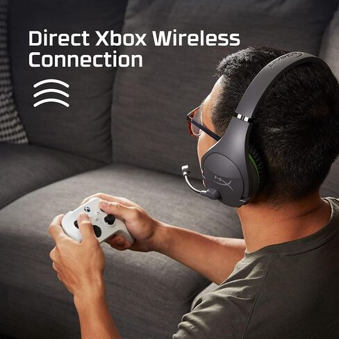 HyperX CloudX Stinger Core - سماعة رأس لاسلكية للألعاب - منزلقات فولاذية، دوارة لكتم صوت الميكروفون المانع للضوضاء لأجهزة Xbox Series X|S، وXbox One (متجدد) in Saudi Arabia