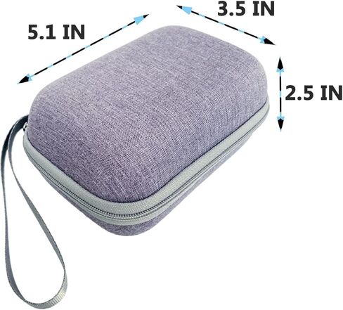 حافظة حمل صلبة لشاحن يو كومكس نانو 3 في 1 اللاسلكي، حامل تخزين واقي لملحقات كيبل محطة الشحن النانو القابلة للطي من يوكومكس (حافظة فقط) (رمادي) in Kuwait