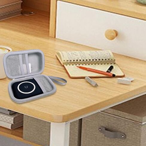 حافظة حمل صلبة لشاحن يو كومكس نانو 3 في 1 اللاسلكي، حامل تخزين واقي لملحقات كيبل محطة الشحن النانو القابلة للطي من يوكومكس (حافظة فقط) (رمادي) in Kuwait