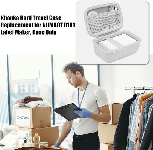khanka Hard Travel Case Replacement for NIIMBOT D101 0.4''-1'' Label Maker, Case Only in Saudi Arabia