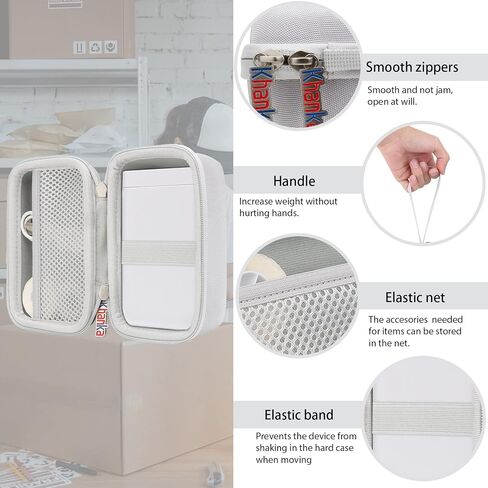 khanka Hard Travel Case Replacement for NIIMBOT D101 0.4''-1'' Label Maker, Case Only in Saudi Arabia