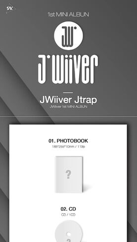 JWiiver Jtrap الألبوم الصغير الأول CD+119p PhotoBook+2p PhotoCard+1p ملصق+1p بولارويد+1p بطاقة بريدية+1p Life 4Cut+تتبع Kpop مختوم in Saudi Arabia