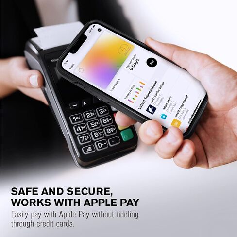 حافظة محفظة VENA vCommute لهاتف Apple iPhone 15 Plus / 14 Plus (6.7 بوصة)، (حماية من السقوط من الدرجة العسكرية) غطاء جلدي قابل للطي مع مسند - ذهبي وردي/أحمر/أسود in Kuwait