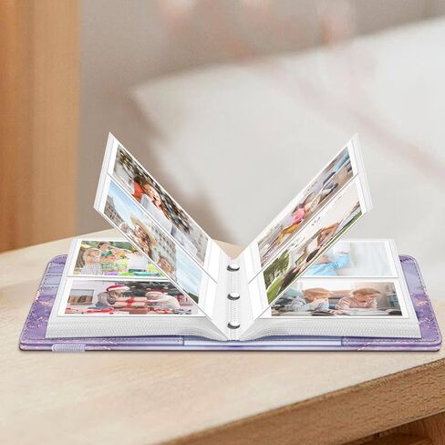 Fintie Mini Photos Album Book for 2x3 Inch Films - 104 Pockets Small Albums | For Fujifilm Instax Mini 13/12/11/99/40/Evo/Se/7+/Liplay Instant Camera, Photos Keepsakes, Kids Memory Book, Emerald Marble in Saudi Arabia
