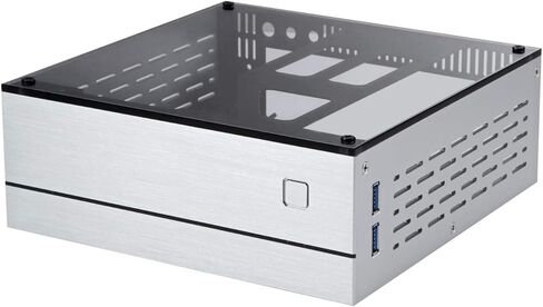 هيكل كمبيوتر مكتبي Goodisory A01 من الألومنيوم Mini-ITX HTPC (ألومنيوم أسود) in Kuwait