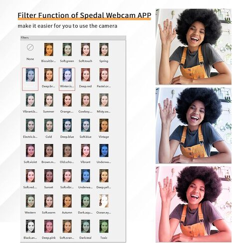 كاميرا ويب Spedal Autofocus 1080p، كاميرا ويب مع ميكروفون وغطاء للخصوصية، ميكروفونات استريو مزدوجة، كاميرا ويب فيديو احترافية لتسجيل الألعاب للمكالمات والمؤتمرات، كمبيوتر سطح المكتب للكمبيوتر المحمول Mac in Kuwait