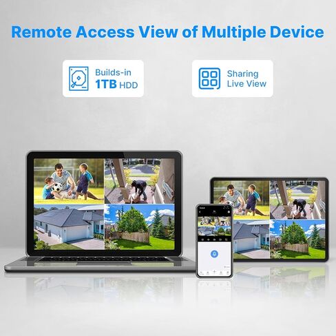 كاميرا أمان Hiseeu بدقة 4 ميجابكسل، كاميرا أمان لاسلكية بعدسة بصرية مزدوجة 10X، طريقتان للصوت/ IP65 مقاومة للماء، كاميرا مراقبة خارجية PTZ متوافقة مع نظام الكاميرات Alexa/اللاسلكية in Kuwait
