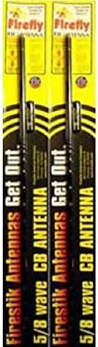 LOT of 2 Firestik FL4-B 4' Firefly TUNABLE TIP CB Radio Antenna (Black) in Saudi Arabia