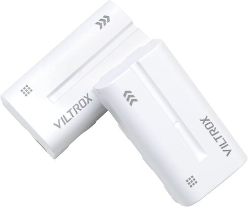بطارية VILTROX 2 Pack NP-F550 2200 مللي أمبير في الساعة، استبدال Sony NP-F970 F960 F950 F770 F750 F570 F550، ضوء LED متوافق مع Godbox Neewee، شاشة (منفذ إدخال USB من النوع C) in Saudi Arabia