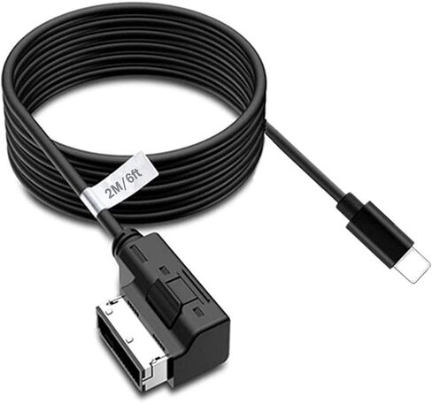 AMI Music Interface Type C Adapter Aux Cable Plus Compatible with A3 A4 A5 A6 A8 MMI 3G+ System for 17 Pro 17 Pro Max Air 16 Pro 16 Pro Max 15 15 Plus 15 Pro Android Google Pixel Galaxy (Type-C 3.3FT) in Kuwait