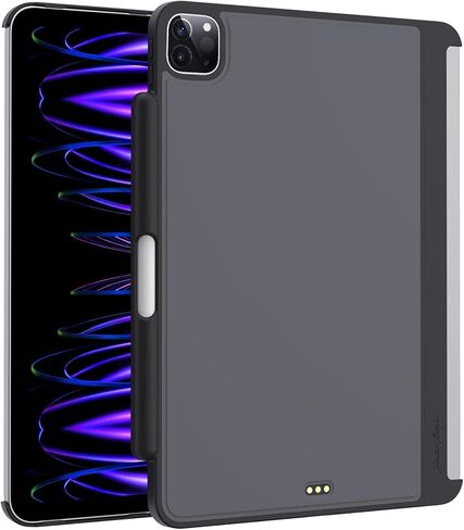 Techfish Case for Magic Keyboard iPad Pro 11 and iPad Air4/Air5 10.9 with Pencil Holder, Premium Magic Keyboard Compatible Case for iPad Air 10.9 2022/2020 and iPad Pro 11 2022/2021/2020/2018 Black in Kuwait