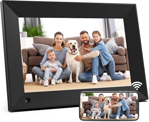إطار صور رقمي أركترونيك واي فاي 8 بوصة إطار صور رقمي ذكي مع شاشة لمس IPS عالية الدقة 1280x800، تدوير تلقائي وعرض الشرائح، إعداد سهل لمشاركة اللحظات عبر التطبيق من أي مكان وفي أي وقت in Kuwait