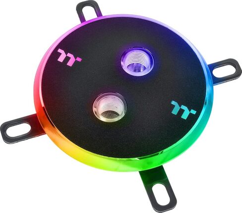 وحدة المعالجة المركزية الحرارية Thermaltake Pacific MX2 Ultra CPU، شاشة LCS مقاس 2.1 بوصة، مستشعر درجة حرارة الماء المدمج، LGA 1700، CL-W332-CU00SW-A، أسود in Saudi Arabia