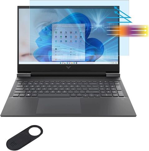 واقي شاشة لجهاز لابتوب اتش بي اومن 16.1 اومن 16-b0003dx/0005tx/b0007tx واتش بي فيكتوس 16 16-d0020nr d0030nr 16.1 انش مضاد للضوء الازرق مضاد للتوهج يقلل من إجهاد العينين in Saudi Arabia