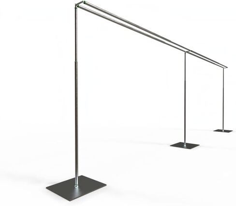 Adjustable Heavy Duty Portable 10FT X 50FT Pipe and Drape Backdrop Kit Quick Set Up Easy for Wedding&Party&Event&Photography&Show&Display (No Drape), But Not for Flower Walls/TVs/Heavy Items in Saudi Arabia