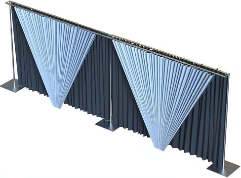 Adjustable Heavy Duty Portable 10FT X 50FT Pipe and Drape Backdrop Kit Quick Set Up Easy for Wedding&Party&Event&Photography&Show&Display (No Drape), But Not for Flower Walls/TVs/Heavy Items in Saudi Arabia