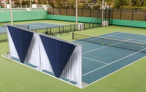 Adjustable Heavy Duty Portable 10FT X 50FT Pipe and Drape Backdrop Kit Quick Set Up Easy for Wedding&Party&Event&Photography&Show&Display (No Drape), But Not for Flower Walls/TVs/Heavy Items in Saudi Arabia