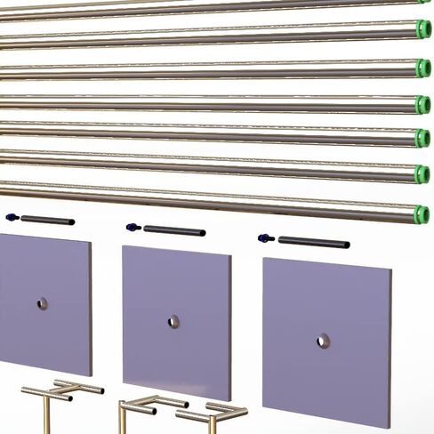 Adjustable Heavy Duty Portable 10FT X 50FT Pipe and Drape Backdrop Kit Quick Set Up Easy for Wedding&Party&Event&Photography&Show&Display (No Drape), But Not for Flower Walls/TVs/Heavy Items in Saudi Arabia