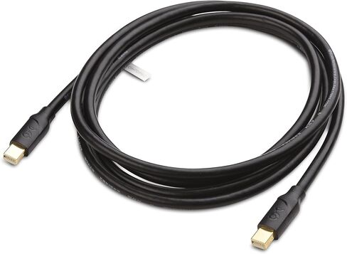 Cable Matters Mini DisplayPort إلى Mini DisplayPort Cable باللون الأسود 10 أقدام - ليس بديلاً لكابل Thunderbolt، غير متوافق مع iMac، ولا يدعم وضع العرض المستهدف in Saudi Arabia