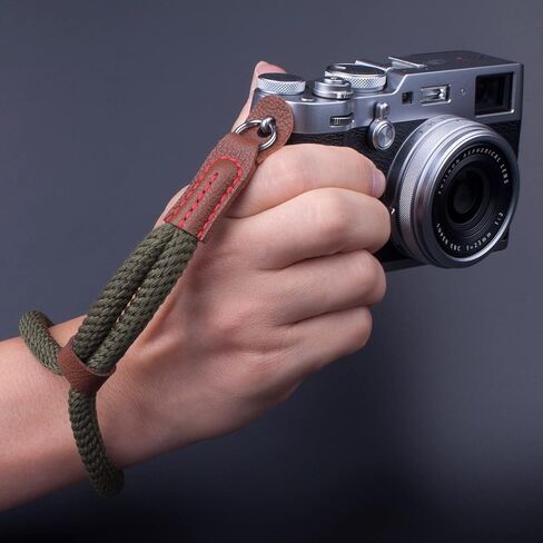 حزام معصم اليد للكاميرا السوداء من VKO متوافق مع Fujifilm X-T30 X-T4 X-T3 X-T20 X-T2 X70 X-Pro2 X-E3 X30 XQ2 X100F A6100 A6600 A6400 A6000 A6300 A6500 RXIR II حزام أمان قابل للتعديل in Saudi Arabia