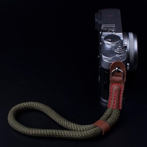 حزام معصم اليد للكاميرا السوداء من VKO متوافق مع Fujifilm X-T30 X-T4 X-T3 X-T20 X-T2 X70 X-Pro2 X-E3 X30 XQ2 X100F A6100 A6600 A6400 A6000 A6300 A6500 RXIR II حزام أمان قابل للتعديل in Saudi Arabia
