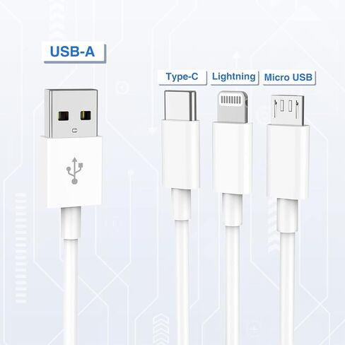 [3 عبوات] كابل شاحن Apple iPhone 12 11 بطول 10 أقدام، [معتمد من Apple MFi] سلك شحن Apple بطول 10 أقدام Lightning إلى كابل USB بطول 10 أقدام، سلك شحن سريع للهاتف iPhone 12 Pro Max/11/10/X/XR/8 in Kuwait