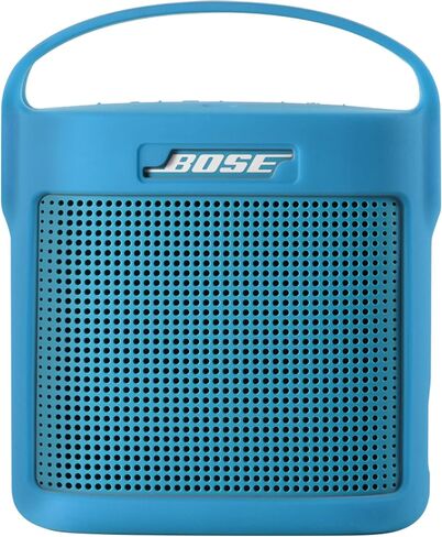 حافظة سيليكون TXEsign متوافقة مع مكبر صوت بلوتوث Bose SoundLink Color II، حقيبة حمل للسفر وغطاء مكبر صوت واقٍ مع مقبض (أحمر مرجاني) in Kuwait