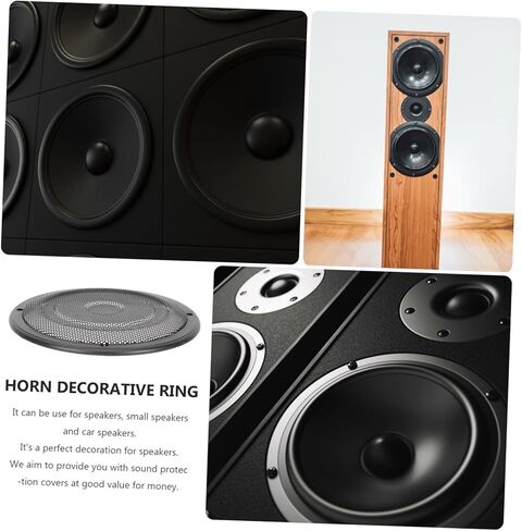 LIGHTAOTAO Grill Bass Accessories مكبرات صوت السيارة باس مكبر صوت 12 بوصة مضخم صوت مكبر صوت واقي غطاء مكبر صوت تلقائي غطاء مكبر صوت استبدال أجزاء غطاء لمكبر صوت السيارة in Kuwait