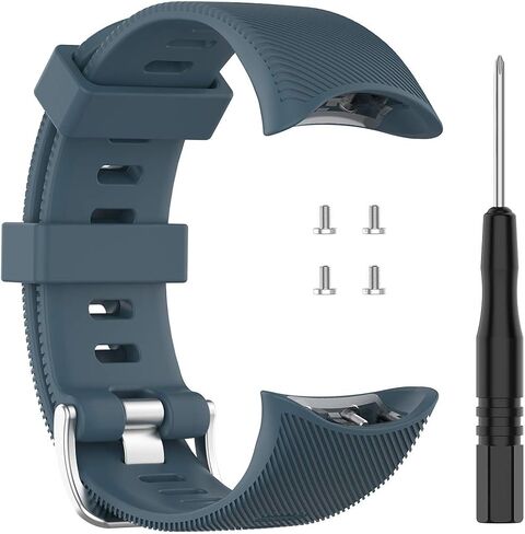 حزام لساعة Garmin Forerunner 45، حزام ساعة بديل من السيليكون الناعم لساعة Garmin Forerunner 45 (42 مم) / Forerunner 45S (39 مم) / ساعة ذكية للسباحة 2 (بدون متتبع) in Kuwait