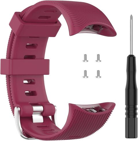 حزام لساعة Garmin Forerunner 45، حزام ساعة بديل من السيليكون الناعم لساعة Garmin Forerunner 45 (42 مم) / Forerunner 45S (39 مم) / ساعة ذكية للسباحة 2 (بدون متتبع) in Kuwait