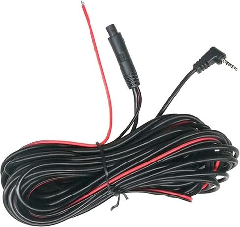 كابل كاميرا الرؤية الخلفية من PRUVEEO، سلك توصيل ذكر بطول 33 قدمًا و4 دبابيس إلى 3.5 مم لكاميرا داش مرآة D90-4CH، ومسجل السيارة وكاميرا احتياطية للكاميرا العكسية وسلك كابل بديل طويل مناسب للشاحنات/السيارات/الحافلات in Kuwait