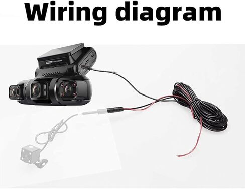 كابل كاميرا الرؤية الخلفية من PRUVEEO، سلك توصيل ذكر بطول 33 قدمًا و4 دبابيس إلى 3.5 مم لكاميرا داش مرآة D90-4CH، ومسجل السيارة وكاميرا احتياطية للكاميرا العكسية وسلك كابل بديل طويل مناسب للشاحنات/السيارات/الحافلات in Kuwait