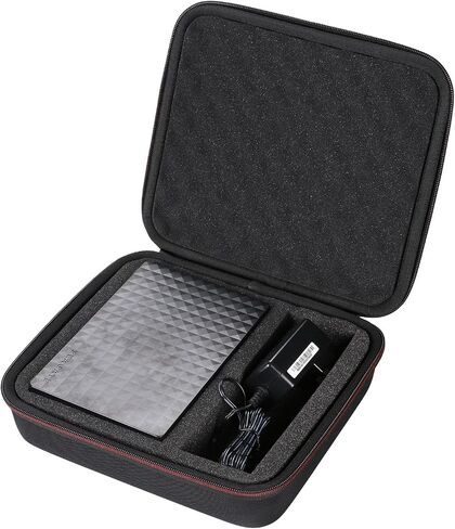 LTGEM Hard Case for Seagate Expansion 2TB 3TB 4TB 5TB 8TB Desktop External Hard Drive USB 3.0 with Dense Foam. Fits USB Cable and Charger.(Black) in Saudi Arabia