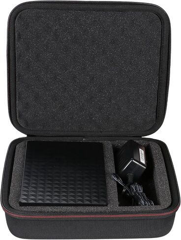 LTGEM Hard Case for Seagate Expansion 2TB 3TB 4TB 5TB 8TB Desktop External Hard Drive USB 3.0 with Dense Foam. Fits USB Cable and Charger.(Black) in Saudi Arabia