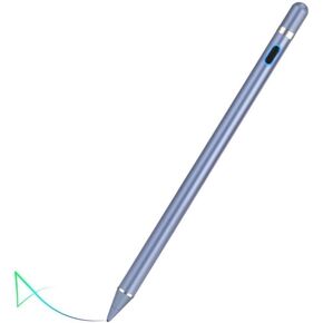 Active Stylus Compatible with Apple iPad,Stylus Pens for Touch Screens,Rechargeable Capacitive 1.5mm Fine Point with iPhone iPad and Other Tablets (Blue),E8910