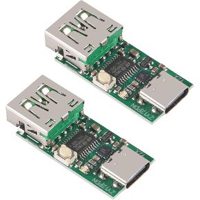 AITRIP 2PCS Type-C USB-C PD2.0 3.0 to DC USB Decoy Fast Charge Trigger Poll Detector 100W MA (ZY12PDN Bare Board)