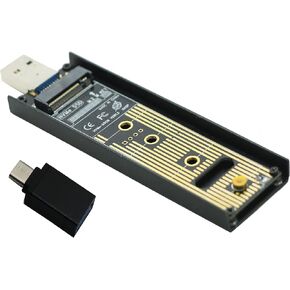 محطة إرساء Sintech NVME إلى USB 3.0، M.2 SSD إلى النوع C حاوية خارجية محمولة لكل من M.2 (مفتاح M) NVMe SSD و(مفتاح B+M) SSD القائم على SATA متوافق مع Thunderbolt 4/3 in Kuwait