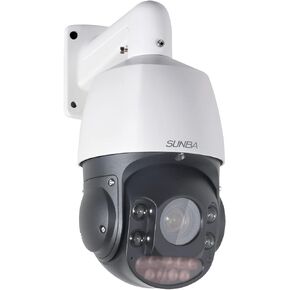 SUNBA 5MP PoE+ Auto Tracking PTZ IP Camera Outdoor, 25X Optical Zoom, High Speed Dome Security Camera, Two-Way Audio and Long Range Infrared Night Vision up to 1000ft (P425, Performance Series)