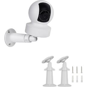 حامل تثبيت على الحائط UYODM متوافق مع Kasa Indoor Pan/Kasa Smart KC110 Dome/Kasa Smart 2K، حامل تثبيت أمان قابل للتعديل 360 درجة (الكاميرا غير متضمنة) (أبيض) in Kuwait