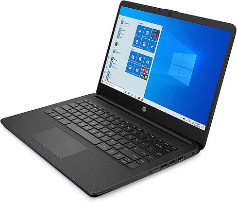 كمبيوتر محمول HP 14 بوصة عالي الدقة، وحدة معالجة مركزية AMD ثنائية النواة، ذاكرة وصول عشوائي 16 جيجابايت، 1000 جيجابايت (1 تيرابايت) SSD، 64 جيجابايت eMMC، مكتب لمدة عام واحد مع الملحقات (أسود) in Kuwait