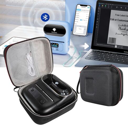 حقيبة تخزين واقية من مادة EVA صلبة T2BTHRS لصانع الملصقات Phomemo M220 in Kuwait