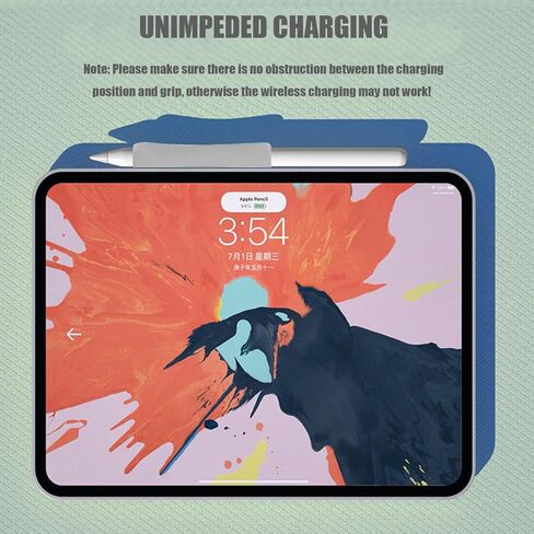 حافظة مكونة من 3 مقابض لقلم Apple الجيل الثاني/الجيل الأول، تدعم الشحن المغناطيسي لجهاز iPad، نقرة مزدوجة حساسة، مقابض قلم SIXFU العادية غطاء ناعم مضاد للدوران لقلم iPencil (أسود، رمادي، أبيض) in Kuwait