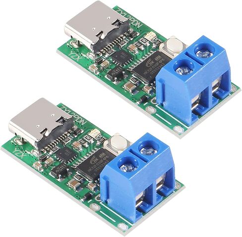 AITRIP 2PCS Type-C USB-C PD2.0 3.0 to DC USB Decoy Fast Charge Trigger Poll Detector 100W MA (ZY12PDN Bare Board) in Kuwait
