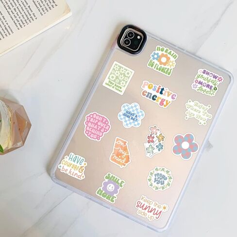 Pink Inspirational Stickers, Preppy Motivational Stickers, 50Pcs Aesthetic Encouragement Stickers for Students Teachers, Dovipta Vinyl Waterproof Stickers for Water Bottle, Laptop, Scrapbook, Journal in Kuwait