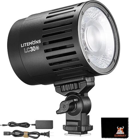 Godox LC30Bi سطح المكتب LED ضوء الفيديو ضوء ثابت ضوء ناعم لونين درجة الحرارة ملء الضوء مناسب لتصوير المجوهرات والفيديو والتصوير الفوتوغرافي المباشر والتصوير الفوتوغرافي والطعام وإضاءة درجة الحرارة بلونين in Saudi Arabia